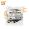 NEXT WINNER SPST 5A 12V/30V DC Yellow color 2 pins SPST small plastic Push switch with attached wire pack of 5pcs